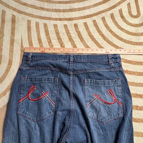 VINTAGE EVOLUTION • W42 BAGGY WIDE LEG JEANS - Picture 6 of 9